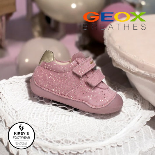 Geox Tutim pink gold pre walker