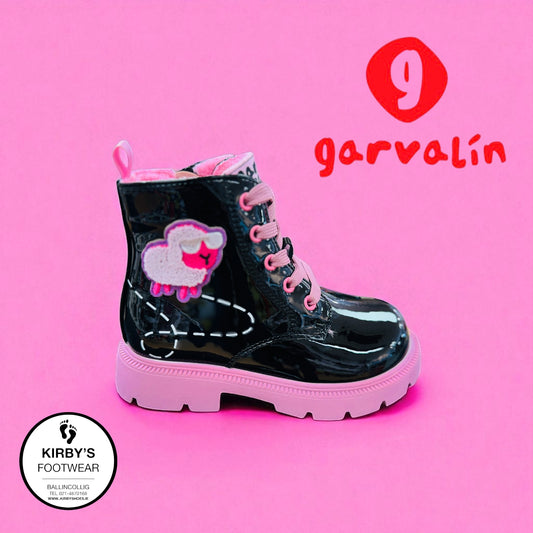 Garvalin boot navy pink 251342