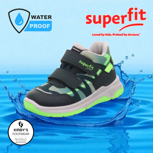 Superfit waterproof boot Cooper navy green