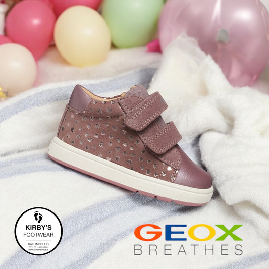 Geox Biglia pink velcro