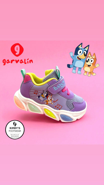 Garvalin Bluey trainer - lights - lilac
