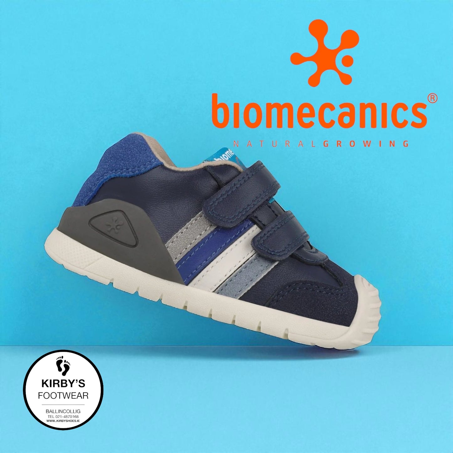 Biomecanics velcro navy 251129