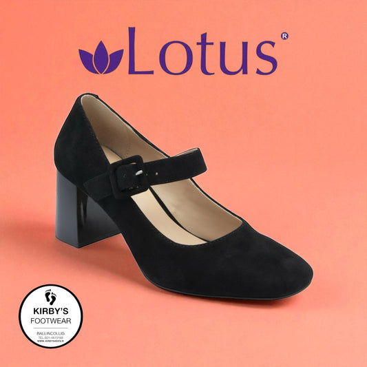 Lotus Nixie black suede