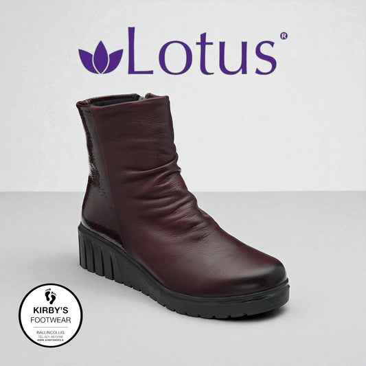 Lotus Adlee boot - bordo leather