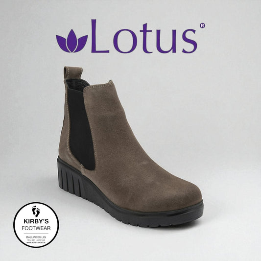 Lotus Dresden boot - taupe suede