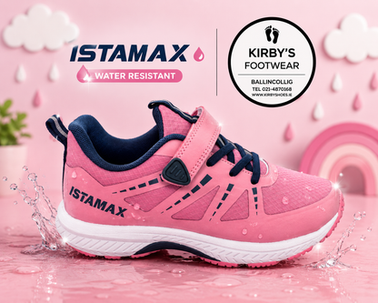 Istamax trainer pink navy - water repellent