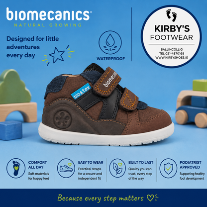 Biomecanics waterproof velcro brown 261152