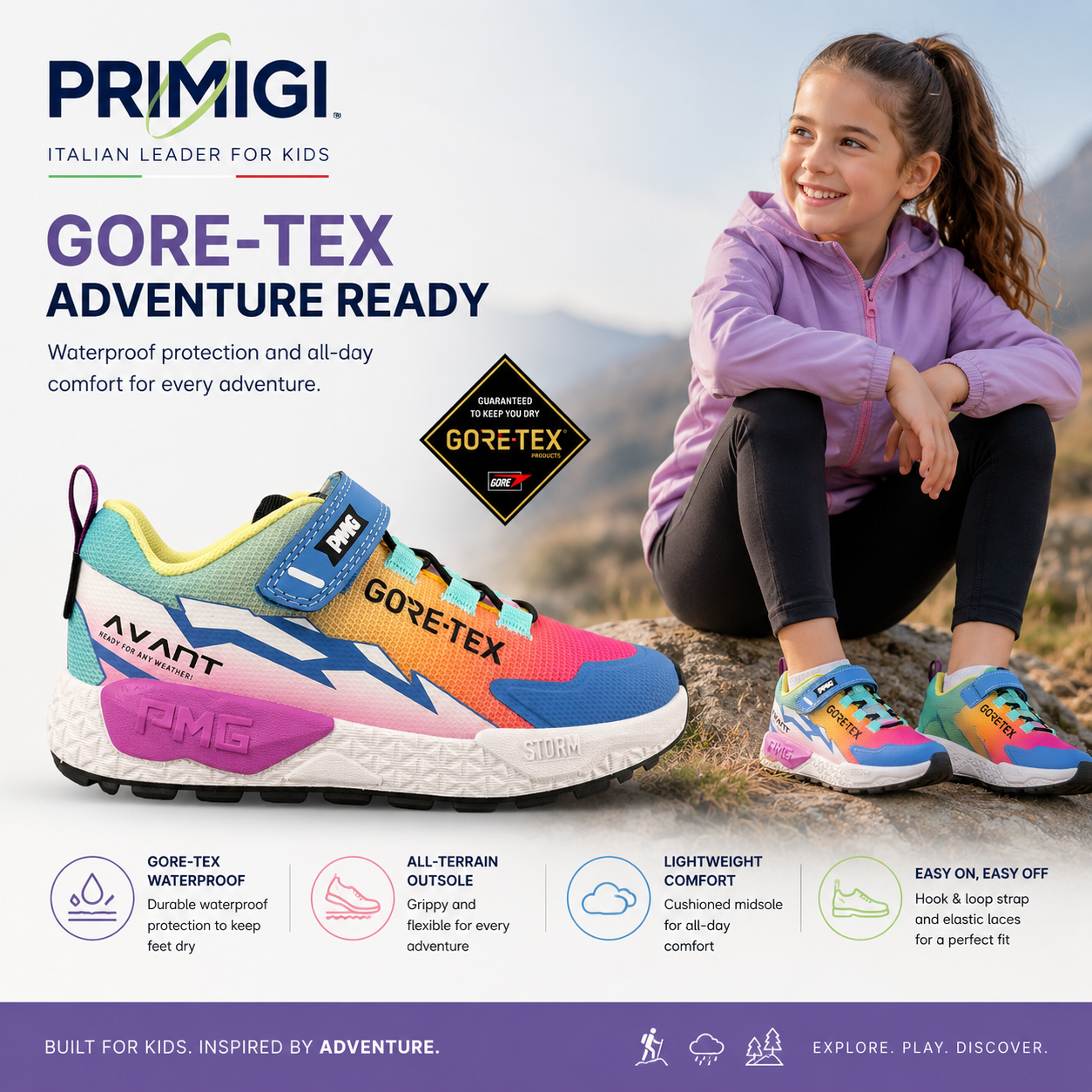 Primigi goretex trainer multi waterproof