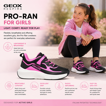Geox Pro-Ran black pink - waterproof