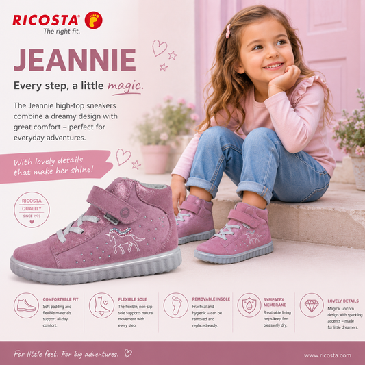 Ricosta Jeannie lilac waterproof boot