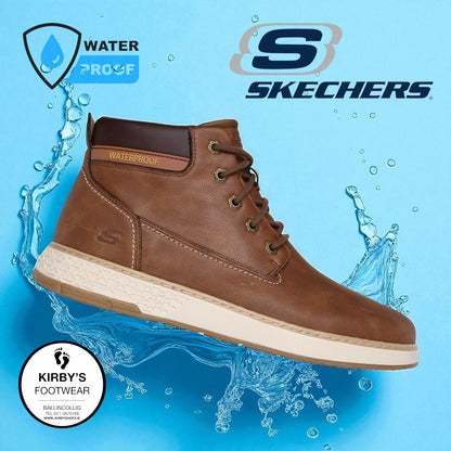 Skechers Garlan - Deno - brown - waterproof boot