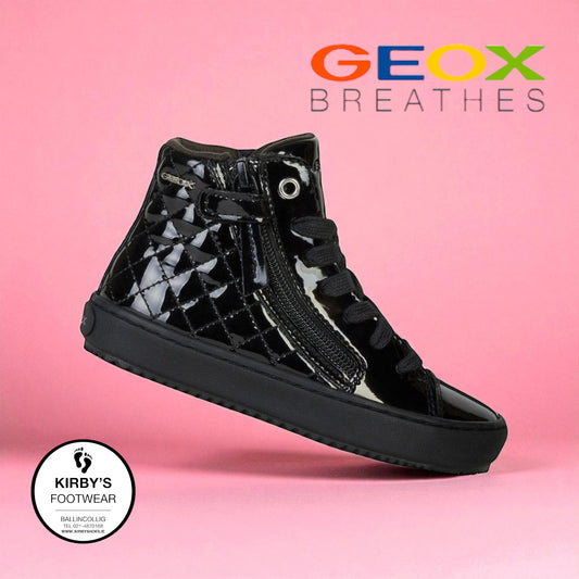 Geox Kalispera black patent