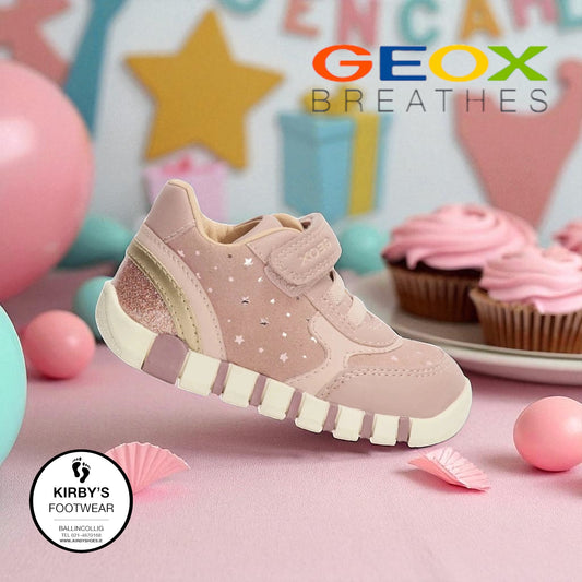 Geox Iupidoo velcro pink