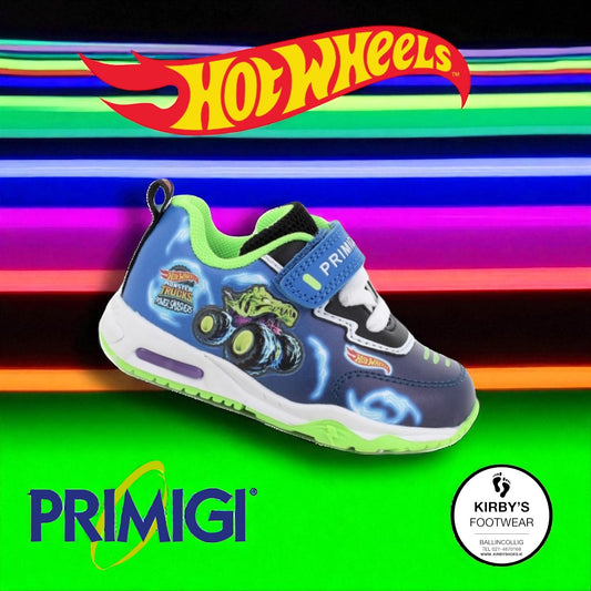 Primigi Hot Wheels lights blue green