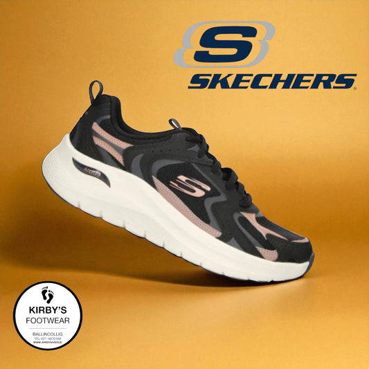 Skechers Arch fit - vintage lux - black rose gold