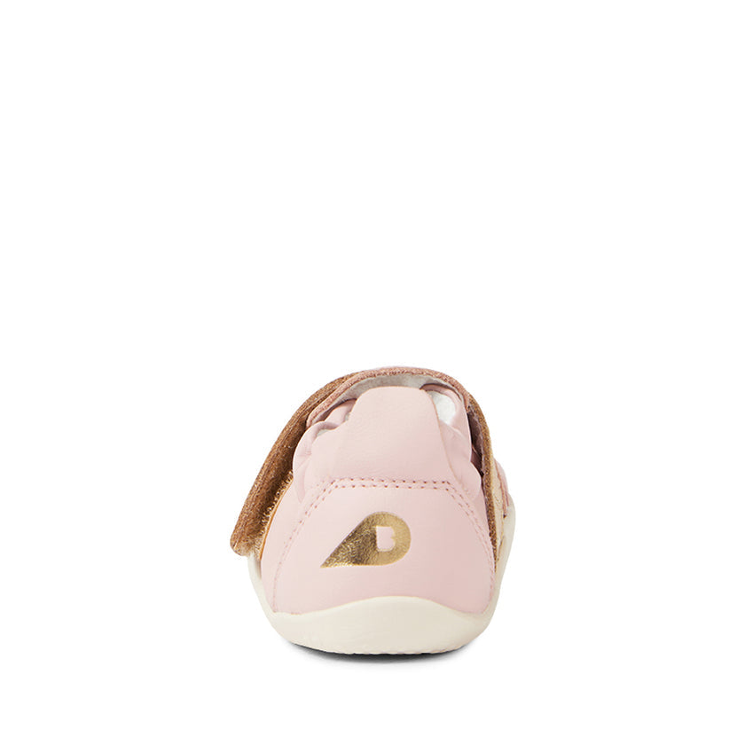 Bobux pre walker xplorer - pink gold leather