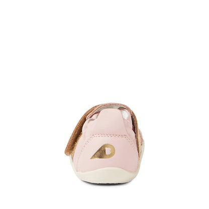 Bobux pre walker xplorer - pink gold leather
