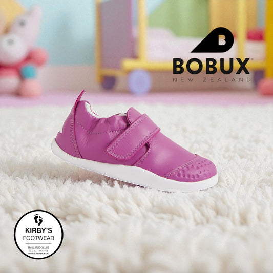 Bobux pre walker xplorer - purple leather
