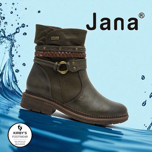 Jana boot 25464 olive waterproof