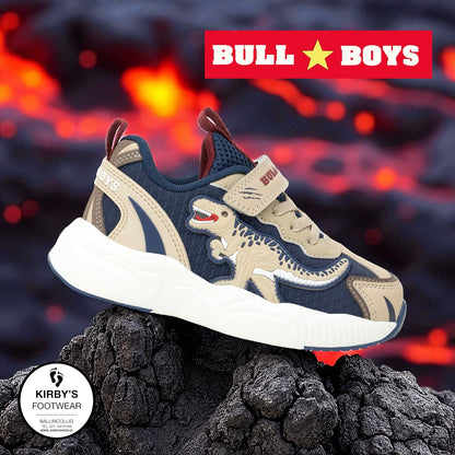 Bull Boys trainer - t-rex - beige navy