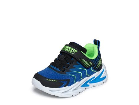 Skechers Flex-Glow Ultra Prism-Pacer - Black/Lime - 400141NC
