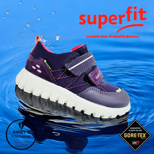 SuperFit Sport 7 goretex waterproof purple trainer