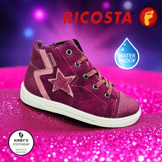 Ricosta Mel burgundy waterproof boot