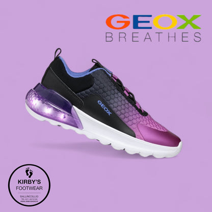 Geox Activart lights black purple