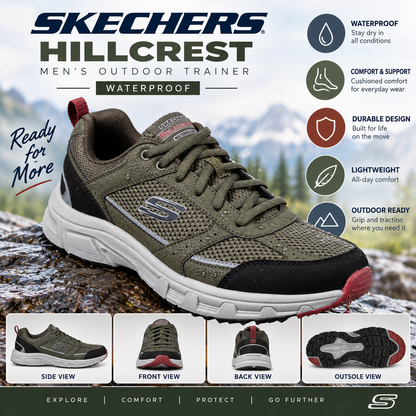 Skechers Hillcrest 2.0 - Olive - 237837 – side view