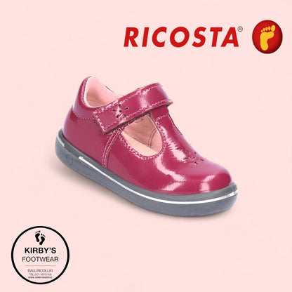 Ricosta Winona berry patent leather