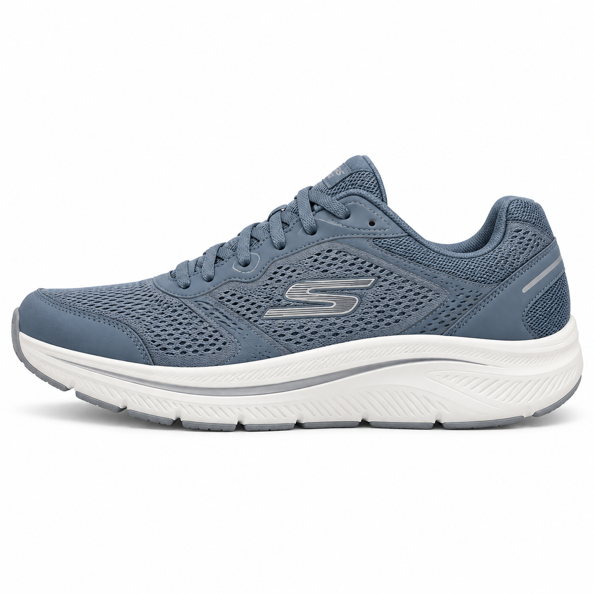 Skechers GO RUN Consistent 3 - Slate - 129056 – angle view