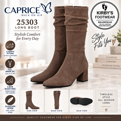 Caprice 25303 - Cafe Stretch Boot