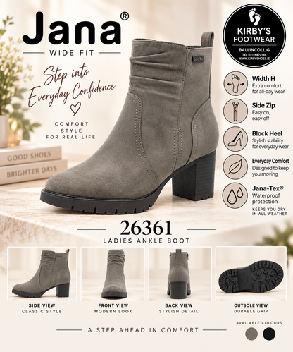 Jana 26361 Pepper TEX H Fit Boot