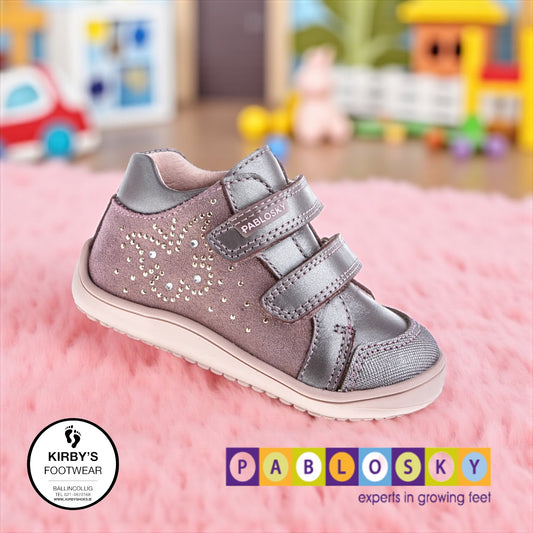 Pablosky leather boot 064580 rose pink glitter