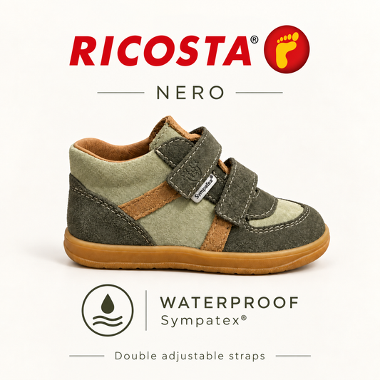 Ricosta Nero Boys Velcro - Eukalyptus/Timo - 2402802/530