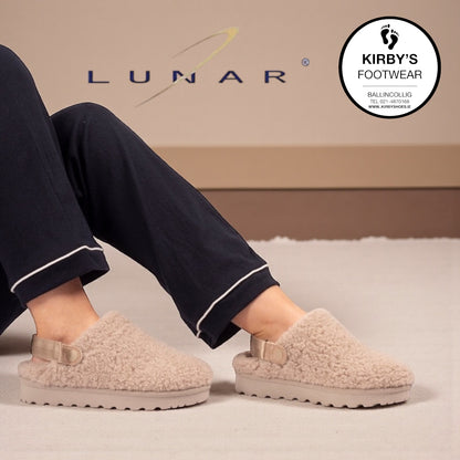 Lunar slipper Naples beige - Kirbys Footwear Ltd
