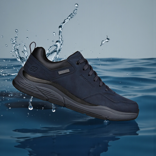 Skechers Benago Hombre - waterproof - navy - Kirbys Footwear Ltd