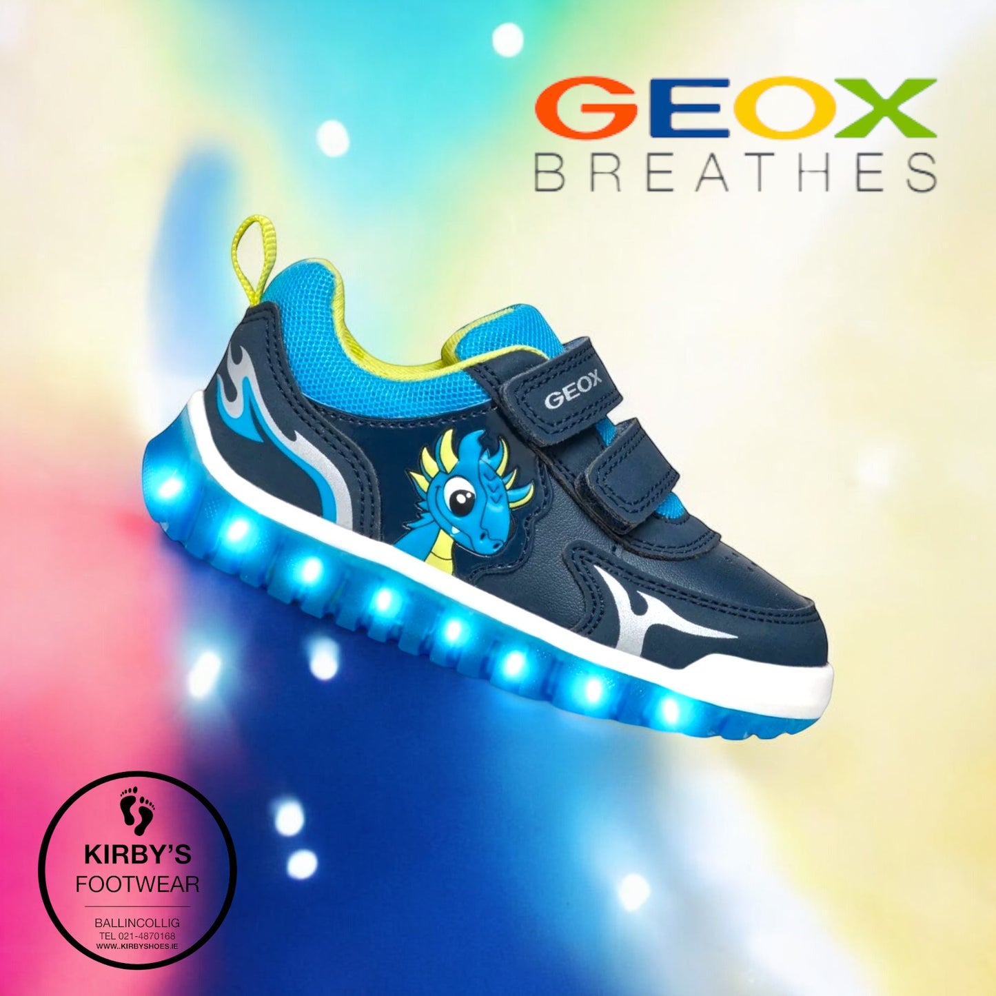 Geox Lightyloo Dino lights