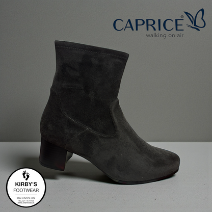 Caprice boot gray stretch - 25316 - Kirbys Footwear Ltd