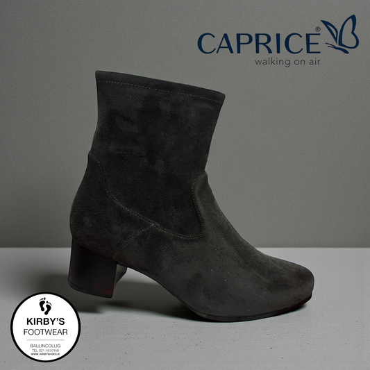 Caprice boot gray stretch - 25316 - Kirbys Footwear Ltd