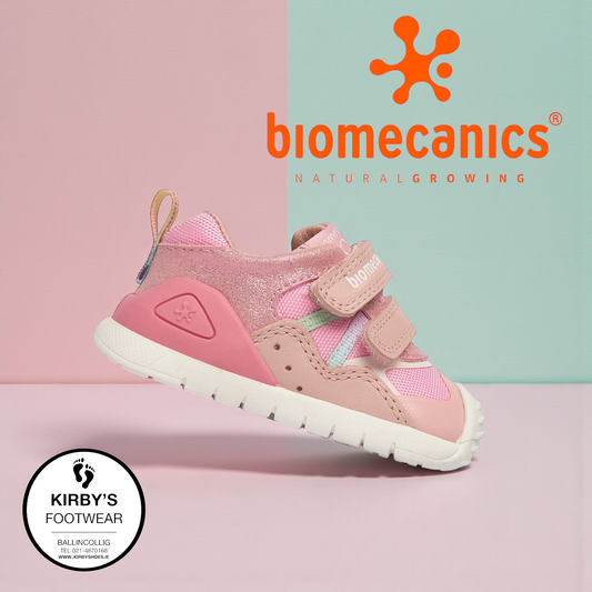 Biomecanics velcro pink 262103 - Kirbys Footwear Ltd