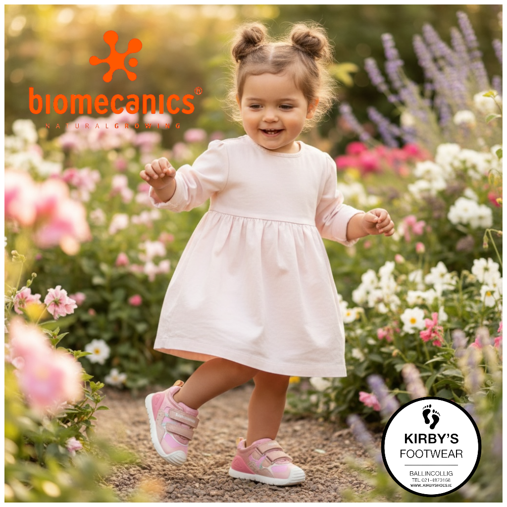Biomecanics velcro pink 262103 - Kirbys Footwear Ltd