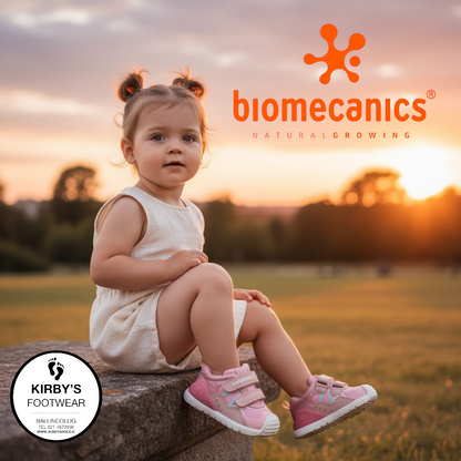 Biomecanics velcro pink 262103 - Kirbys Footwear Ltd