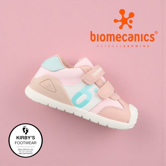 Biomecanics velcro pink 262121 - Kirbys Footwear Ltd
