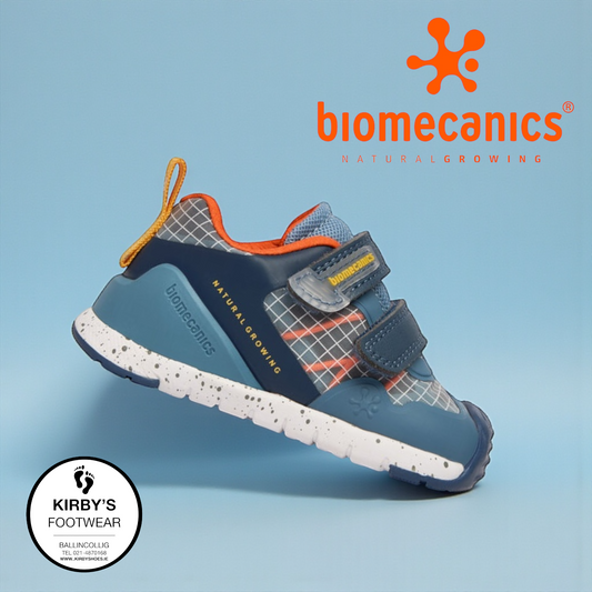 Biomecanics velcro navy 262132 - Kirbys Footwear Ltd