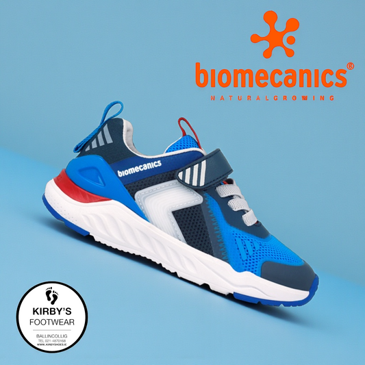 Biomecanics trainer 262274 navy trainer lights - Kirbys Footwear Ltd
