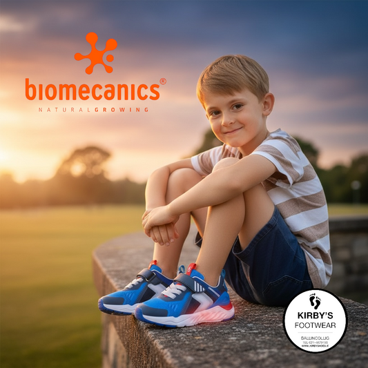 Biomecanics trainer 262274 navy trainer lights - Kirbys Footwear Ltd