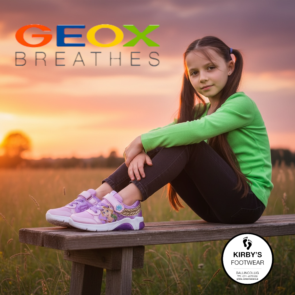 Geox lights Fadinlight Rapunzel pink - Kirbys Footwear Ltd