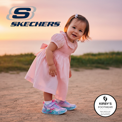 Skechers Mermaid dreams - lavender lights - Kirbys Footwear Ltd