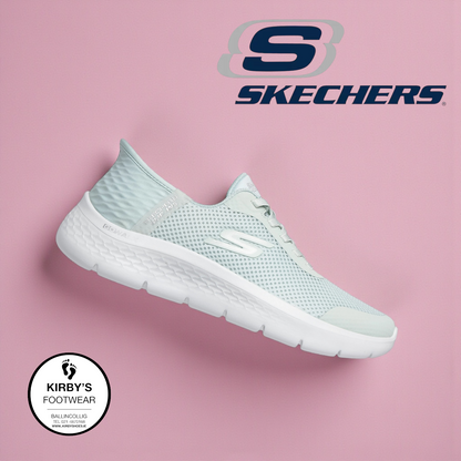 Skechers Slip-In Go walk flex - mint - Kirbys Footwear Ltd